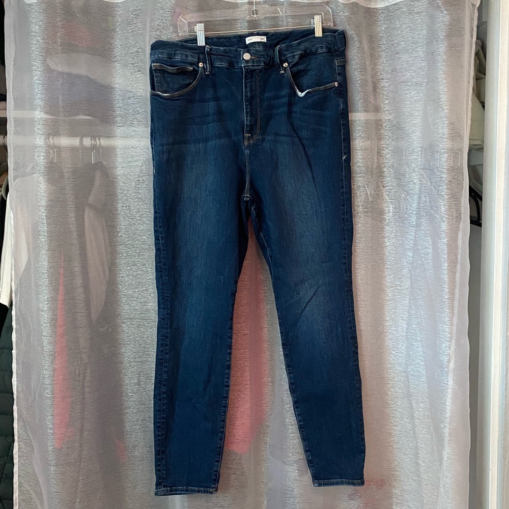 Good American Skinny Jeans in Deep Indigo